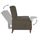 Wingback наклоняем стол, тъмносив, микрофибърен текстил