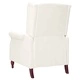 Wingback наклоняем стол, бежов, микрофибърен текстил