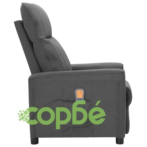 Масажен стол, тъмносив, текстил ➤ топ цена ➤ sorbe.bg