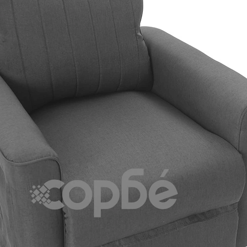 Масажен стол, тъмносив, текстил ➤ топ цена ➤ sorbe.bg