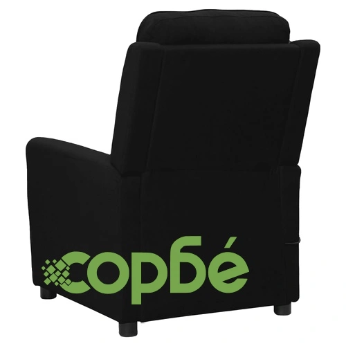 Масажен стол, черен, текстил ➤ топ цена ➤ sorbe.bg