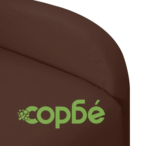 Wingback реклайнер стол, кафяв, изкуствена кожа ➤ топ цена ➤ sorbe.bg
