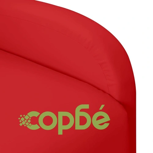 Wingback реклайнер стол, виненочервен, изкуствена кожа ➤ топ цена ➤ sorbe.bg