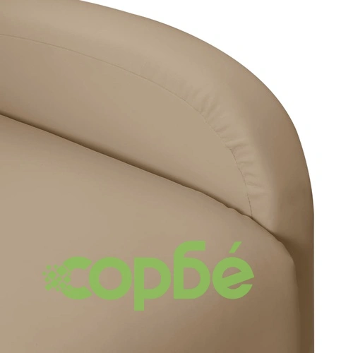 Wingback масажен стол, капучинo, изкуствена кожа ➤ топ цена ➤ sorbe.bg