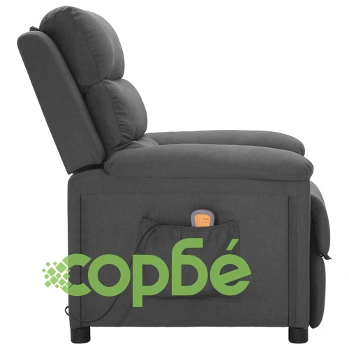 Масажен стол, тъмносив, текстил ➤ топ цена ➤ sorbe.bg