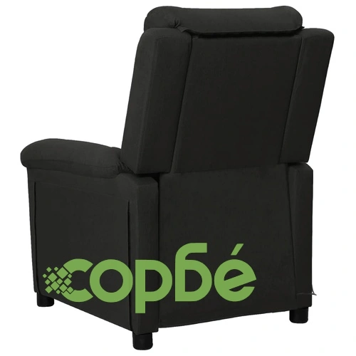 Масажен стол, черен, текстил ➤ топ цена ➤ sorbe.bg