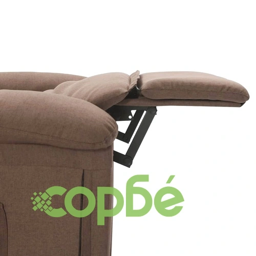 Масажен стол, таупе, текстил ➤ топ цена ➤ sorbe.bg