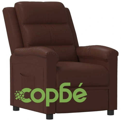 Наклоняем стол, кафяв, изкуствена кожа ➤ топ цена ➤ sorbe.bg