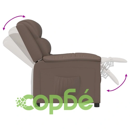 Наклоняем стол, сив, изкуствена кожа ➤ топ цена ➤ sorbe.bg