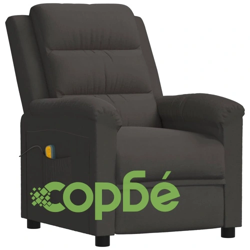 Масажен стол, тъмносив, кадифе ➤ топ цена ➤ sorbe.bg