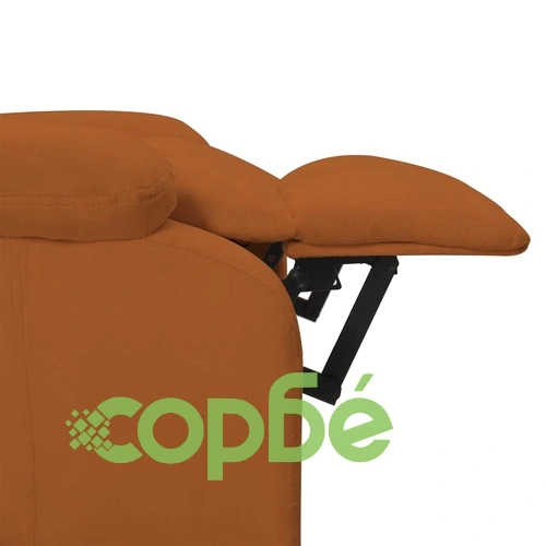 Масажен стол, кафяв, кадифе ➤ топ цена ➤ sorbe.bg