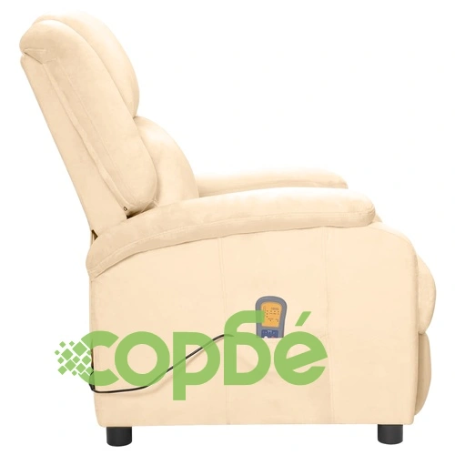 Масажен стол, кремав, кадифе ➤ топ цена ➤ sorbe.bg