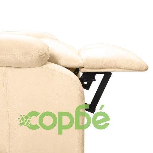 Масажен стол, кремав, кадифе ➤ топ цена ➤ sorbe.bg