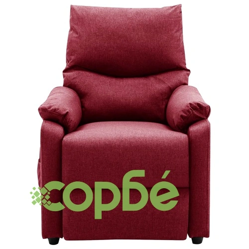 Масажен стол, виненочервен, текстил ➤ топ цена ➤ sorbe.bg