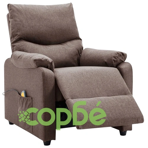 Масажен стол, таупе, текстил ➤ топ цена ➤ sorbe.bg