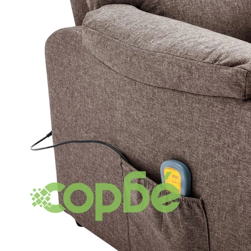 Масажен стол, таупе, текстил ➤ топ цена ➤ sorbe.bg