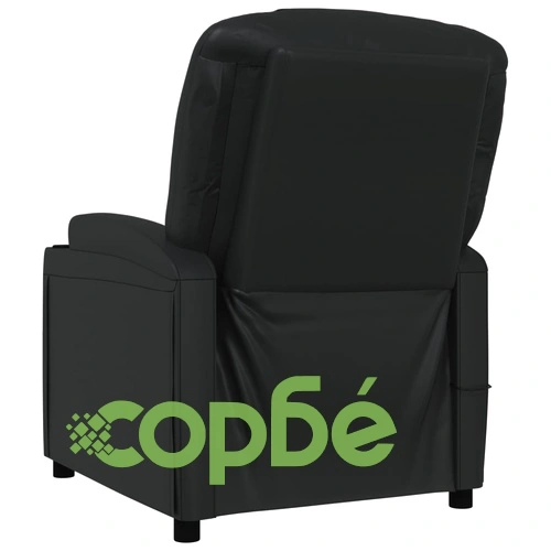 Масажен стол, черен, изкуствена кожа ➤ топ цена ➤ sorbe.bg