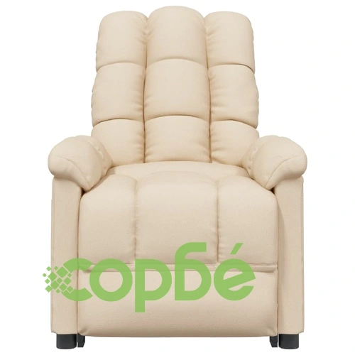 Масажен стол, кремав, текстил ➤ топ цена ➤ sorbe.bg