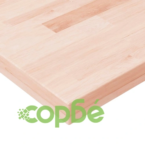 Дъска за рафт, 60x20x4 см, необработен масивен дъб ➤ топ цена ➤ sorbe.bg