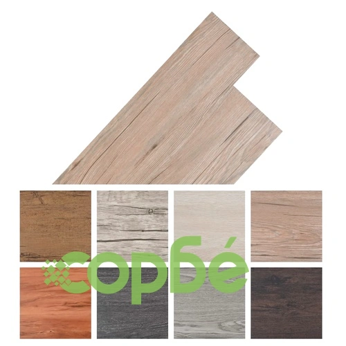 Самозалепващи подови дъски, PVC, 2,51 м², 2 мм, кафяв дъб ➤ топ цена ➤ sorbe.bg