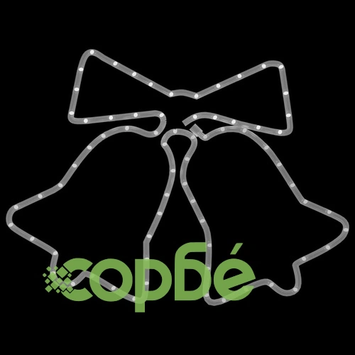 Фигура Коледни звънчета със 72 светодиода, 50x56 см ➤ топ цена ➤ sorbe.bg