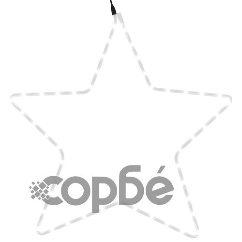 Фигура Коледна звезда с 48 светодиода, топло бяло, 56 см ➤ топ цена ➤ sorbe.bg