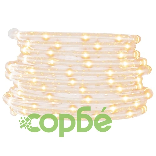 Светещ маркуч със 120 светодиода топло бяло 5 м PVC ➤ топ цена ➤ sorbe.bg