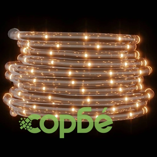 Светещ маркуч с 480 светодиода топло бяло 20 м PVC ➤ топ цена ➤ sorbe.bg