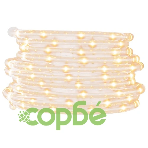 Светещ маркуч с 1200 светодиода топло бяло 50 м PVC ➤ топ цена ➤ sorbe.bg