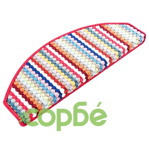 Самозалепващи стелки за стълби, 15бр, 65x24x4см, шарени/червено ➤ топ цена ➤ sorbe.bg