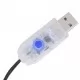 LED стринг със 150 LED, синьо, 15 м, PVC