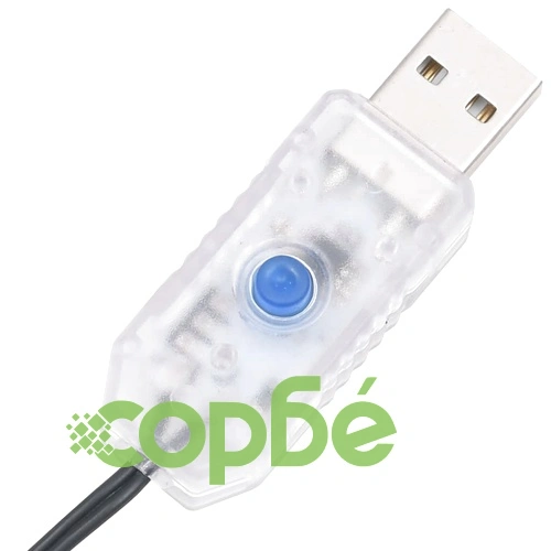 LED стринг със 150 LED, синьо, 15 м, PVC ➤ топ цена ➤ sorbe.bg