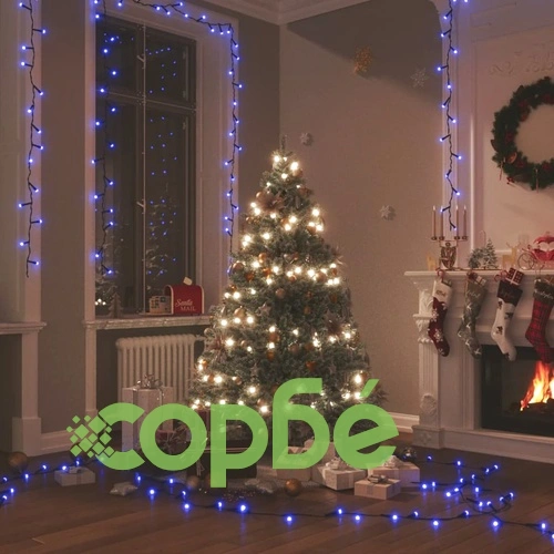 LED стринг със 150 LED, синьо, 15 м, PVC ➤ топ цена ➤ sorbe.bg