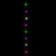 LED стринг със 150 LED пастелен многоцветен 15 м PVC