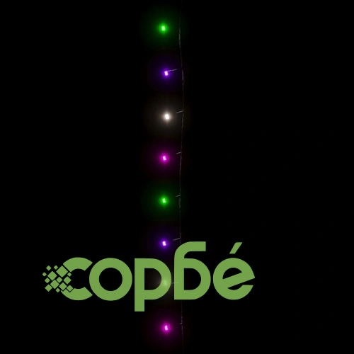 LED стринг със 150 LED пастелен многоцветен 15 м PVC ➤ топ цена ➤ sorbe.bg