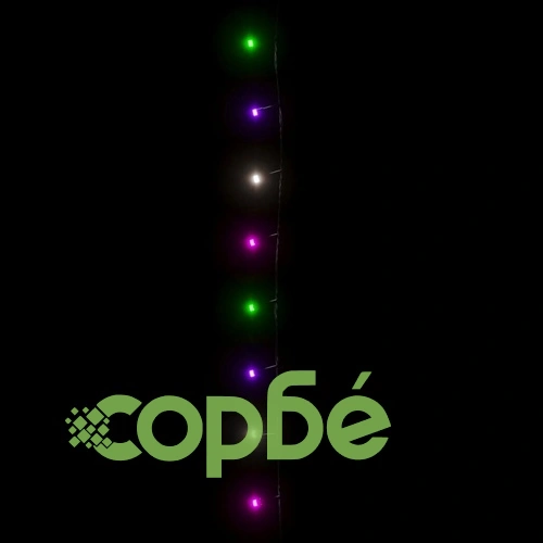 LED стринг с 400 LED пастелен многоцветен 40 м PVC ➤ топ цена ➤ sorbe.bg
