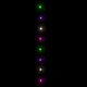 LED стринг с 400 LED пастелен многоцветен 40 м PVC