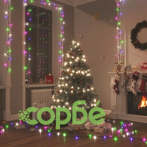 LED стринг с 400 LED пастелен многоцветен 40 м PVC ➤ топ цена ➤ sorbe.bg