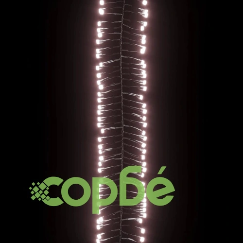 LED клъстърен стринг с 2000 LED топло бяло 17 м PVC ➤ топ цена ➤ sorbe.bg