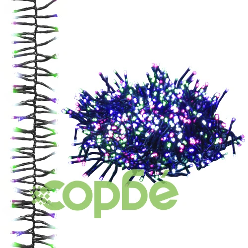 LED клъстърен стринг с 3000 LED пастелен многоцветен 23 м PVC ➤ топ цена ➤ sorbe.bg