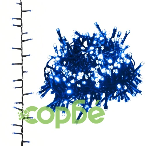 Компактен LED стринг с 400 LED синьо 13 м PVC ➤ топ цена ➤ sorbe.bg