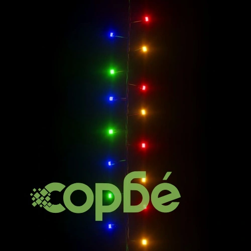 Компактен LED стринг с 400 LED многоцветен 13 м PVC ➤ топ цена ➤ sorbe.bg