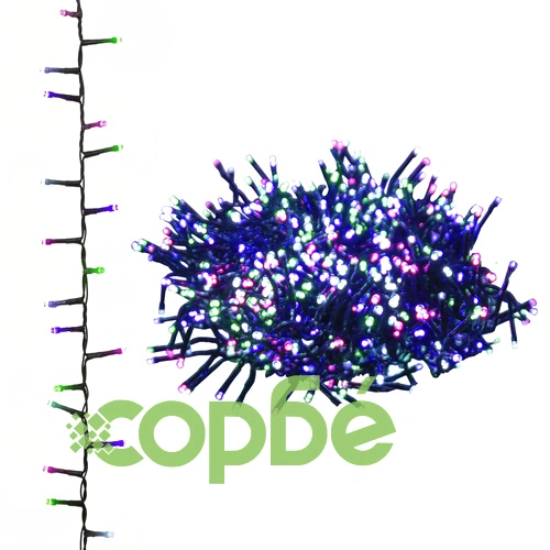 Компактен LED стринг с 1000 LED пастелен многоцветен 25 м PVC ➤ топ цена ➤ sorbe.bg