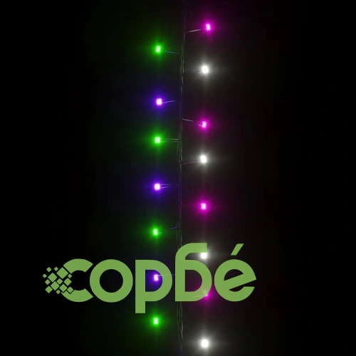 Компактен LED стринг с 2000 LED пастелен многоцветен 45 м PVC ➤ топ цена ➤ sorbe.bg