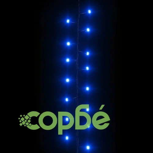 Компактен LED стринг с 3000 LED синьо 65 м PVC ➤ топ цена ➤ sorbe.bg