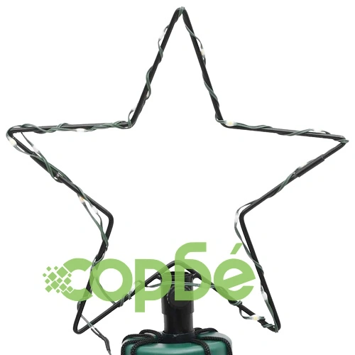 Конусовидна елха, топло бяло, 310 LED, 100x300 см ➤ топ цена ➤ sorbe.bg