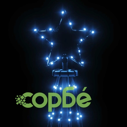 Конусовидна елха, синя, 310 LED, 100x300 см ➤ топ цена ➤ sorbe.bg