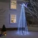 Конусовидна елха, синя, 310 LED, 100x300 см