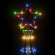 Коледна елха конус, цветна, 1134 LED, 230x800 см