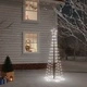 Коледна елха с шип, студено бяло, 108 LED, 180 см